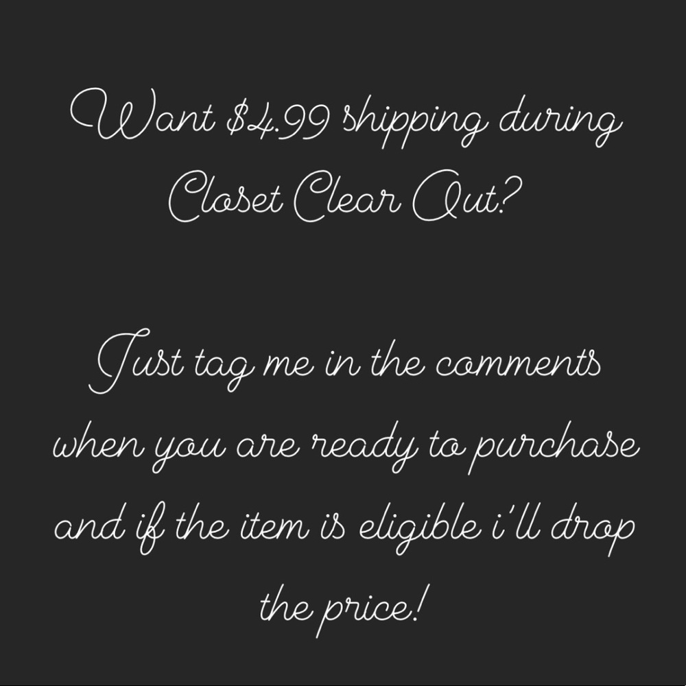 CLOSET CLEAR OUT